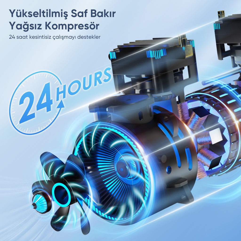 VARON VH-3 | Sürekli Akışlı Ev Tipi Oksijen Konsantratörü (1-7 ayar seçeneği)