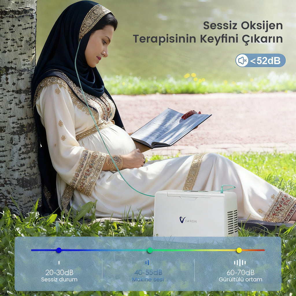 VARON VL-2 | 3 Litrelik Taşınabilir Oksijen Cihazı
