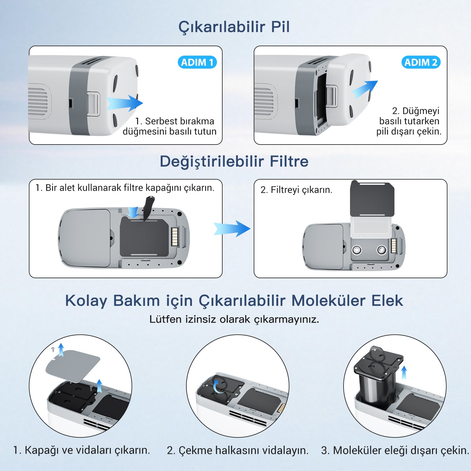 Yeni VARON VP-8G | Darbeli Akışlı Taşınabilir Oksijen Konsantratörü (1-8 ayar seçeneği)